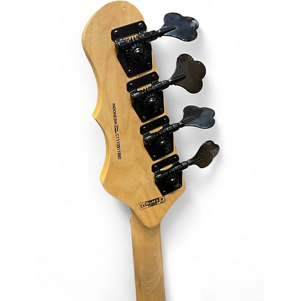 Used Dean John Entwistle Hybrid Black Electric Bass Guitar