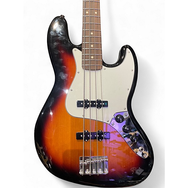 Used Fender Player II Jazz Bass 3 Color Sunburst Electric Bass Guitar