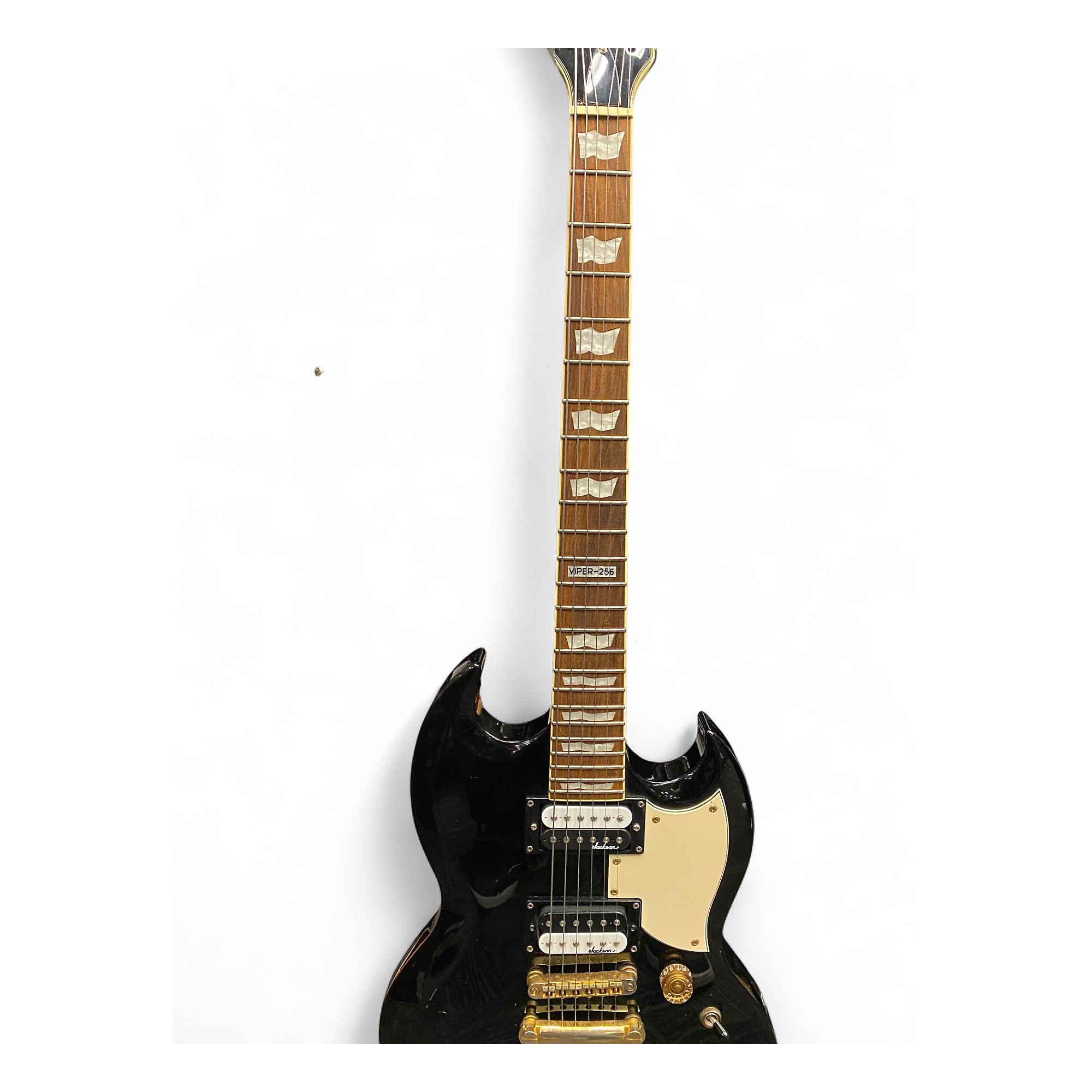Used ESP LTD Viper 256 Black Solid Body Electric Guitar