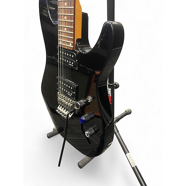 Used Schecter Guitar Research SUNSET DLX DIAMOND SERIES BLACK Solid Body Electric Guitar