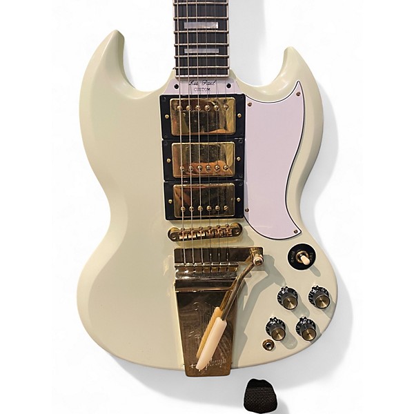 Used Epiphone Epiphone Inspired by Gibson Custom 1963 Les Paul S Classic White Solid Body Electric Guitar