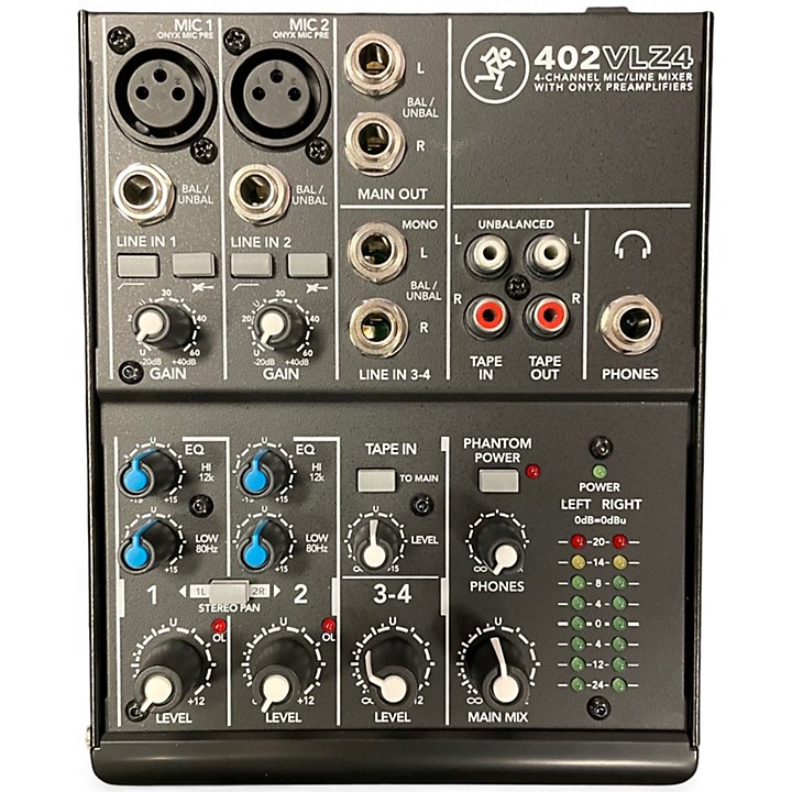 MACKIE 402VLZ4ミキサー Mackie 402-VLZ4 4-Channel Mixer | FrontEndAudio.com