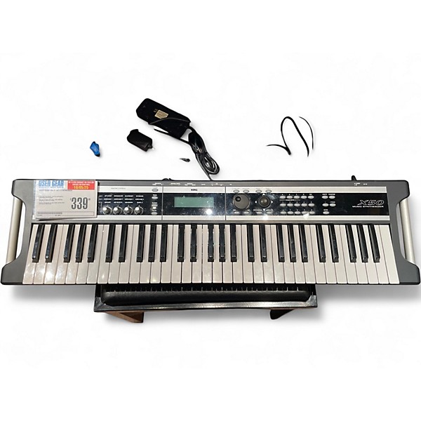 Used KORG X50 61 Key Synthesizer