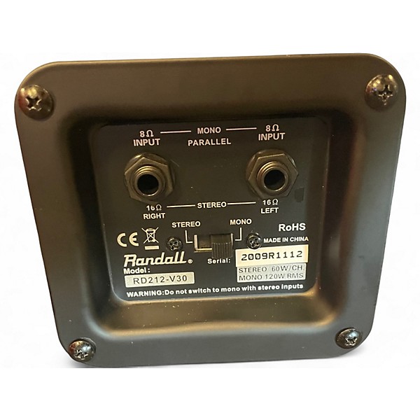 Used Randall RD212 Guitar Cabinet