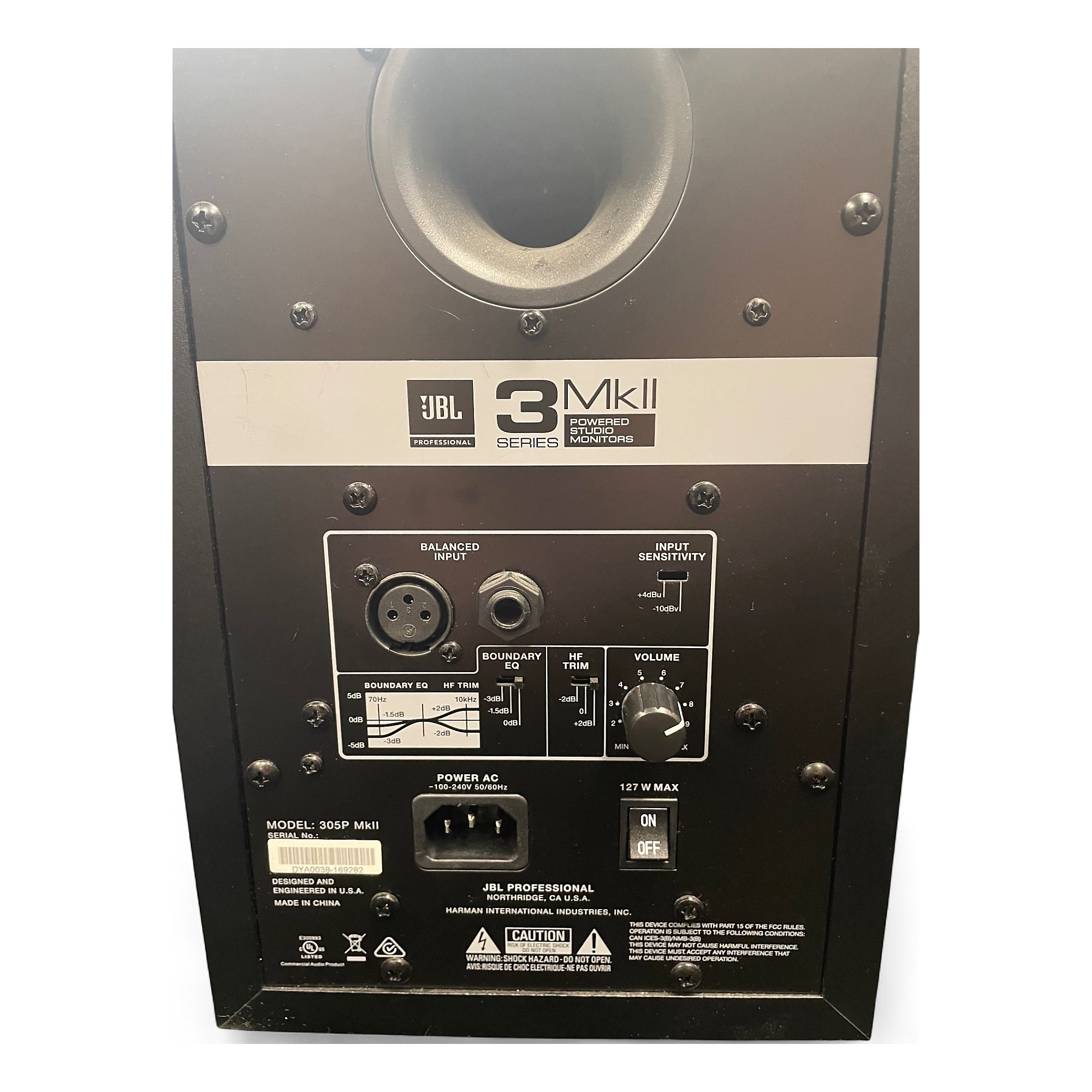 JBL / 305P MKII（1台のみ） JBL 305P MkII - Studio Monitor Kit with Passive Monitor