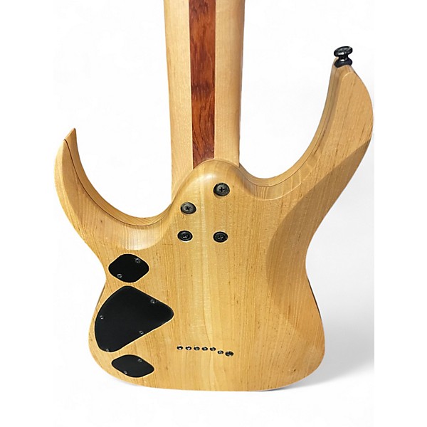 Used Ibanez RGDIX7MPB GREEN BURL Solid Body Electric Guitar