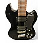Used DeArmond S67 Black Solid Body Electric Guitar