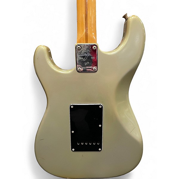 Vintage 1980 Fender 25th anniversary strat Inca Silver Solid Body Electric Guitar