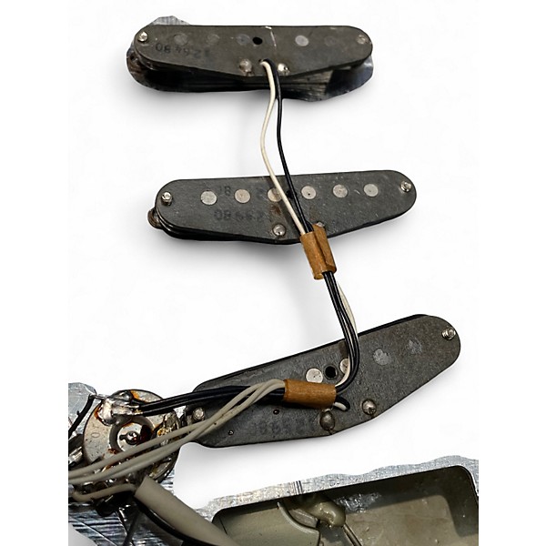 Vintage 1980 Fender 25th anniversary strat Inca Silver Solid Body Electric Guitar