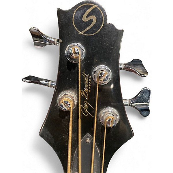Used Greg Bennett Design by Samick AB-2 Natural Electric Bass Guitar