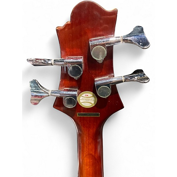 Used Greg Bennett Design by Samick AB-2 Natural Electric Bass Guitar