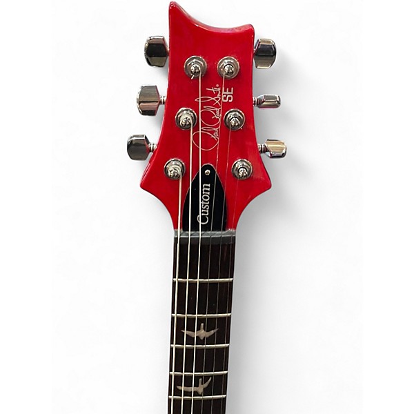 Used PRS SE Custom 24 RUBY RED Solid Body Electric Guitar