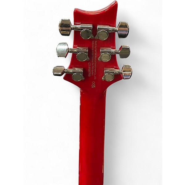Used PRS SE Custom 24 RUBY RED Solid Body Electric Guitar