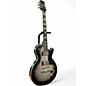 Used Epiphone Les Paul Custom Black and Silver Solid Body Electric Guitar