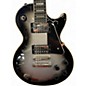 Used Epiphone Les Paul Custom Black and Silver Solid Body Electric Guitar