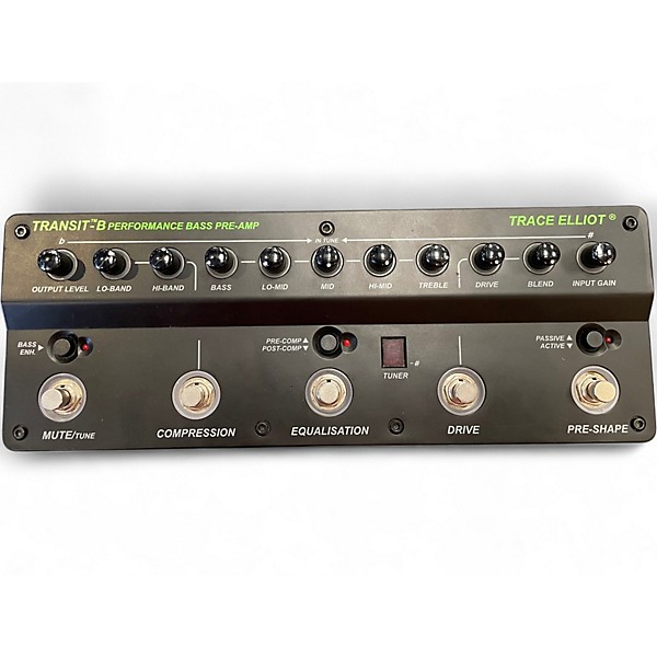 Used Trace Elliot TRANSIT B PEROFORMANCE BASS PREAMP Bass Effect Pedal