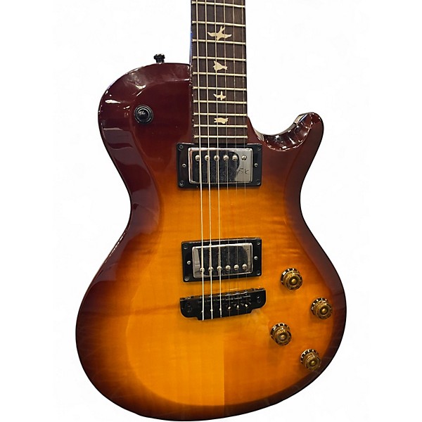 Used PRS Custom 24 Trans Amber Solid Body Electric Guitar