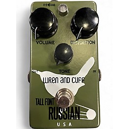 Used Wren And Cuff TALL FONT RUSSIAN Effect Pedal