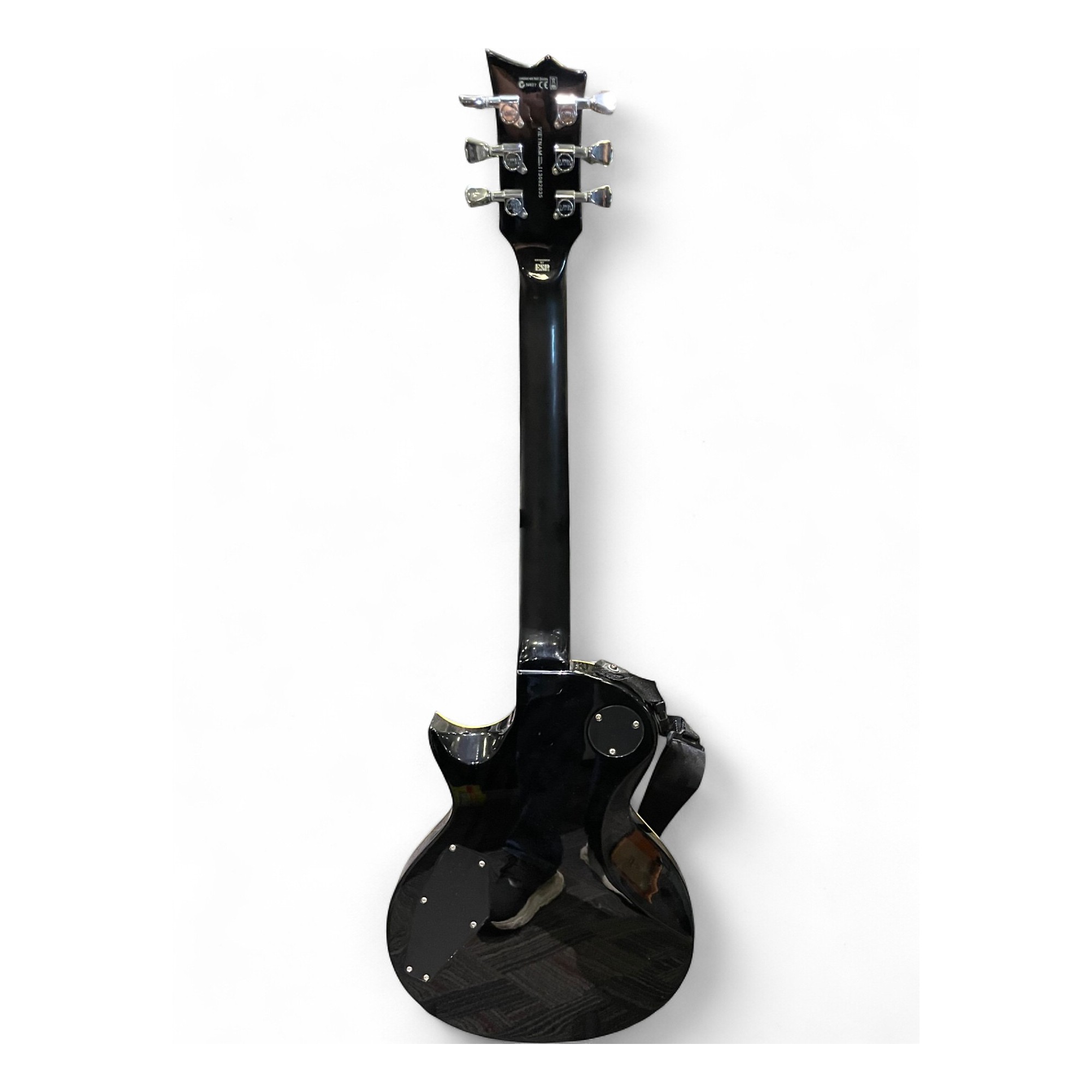 Used ESP LTD EC256 Trans Black Solid Body Electric Guitar