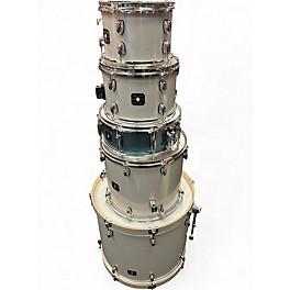 Used Gretsch Drums 5 Piece Energy Silver Sparkle Drum Kit