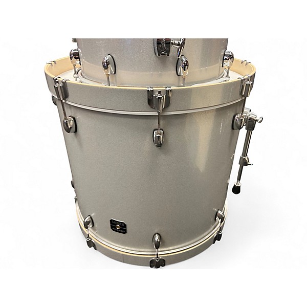 Used Gretsch Drums 5 Piece Energy Silver Sparkle Drum Kit
