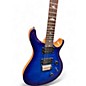 Used PRS SE Custom 24 Sapphire Blue Trans Solid Body Electric Guitar