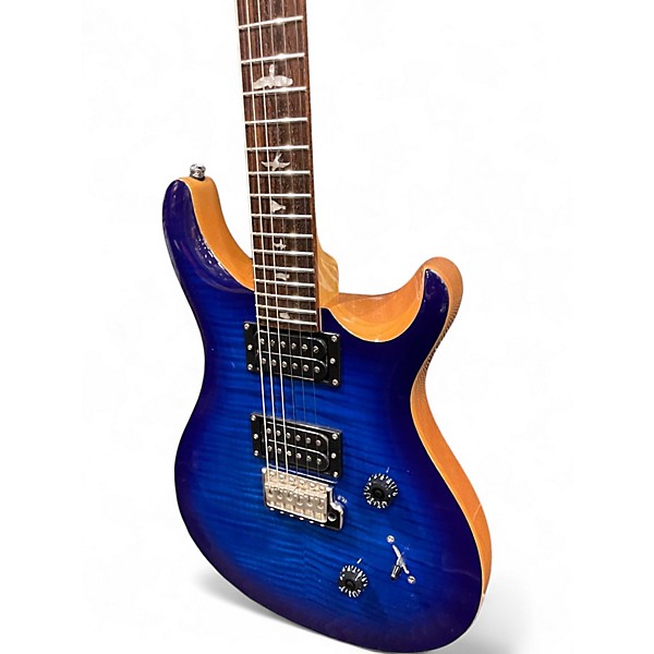 Used PRS SE Custom 24 Sapphire Blue Trans Solid Body Electric Guitar