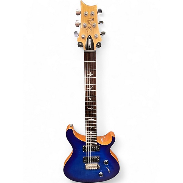 Used PRS SE Custom 24 Sapphire Blue Trans Solid Body Electric Guitar