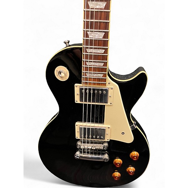 Used Epiphone Les Paul Standard Ebony Solid Body Electric Guitar