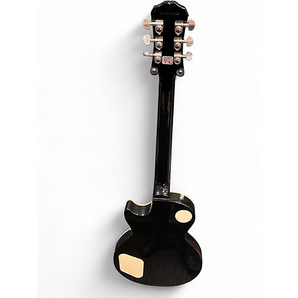 Used Epiphone Les Paul Standard Ebony Solid Body Electric Guitar