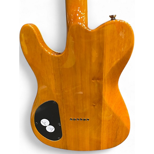 Used Fender Special Edition Custom Telecaster FMT HH Amber Solid Body Electric Guitar