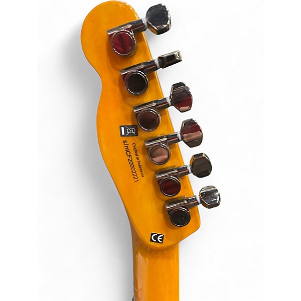 Used Fender Special Edition Custom Telecaster FMT HH Amber Solid Body Electric Guitar
