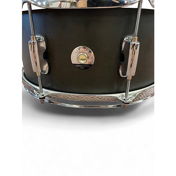 Used Dixon 14X6.5 Cornerstone Snare Flat Black Drum