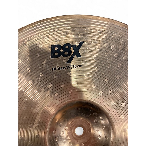 Used SABIAN 14in B8X bottom hi hat Cymbal