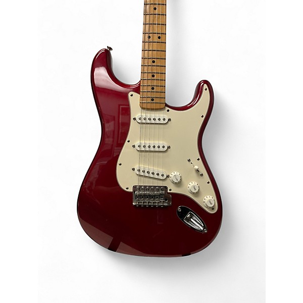 Used Fender Standard Stratocaster Red Solid Body Electric Guitar