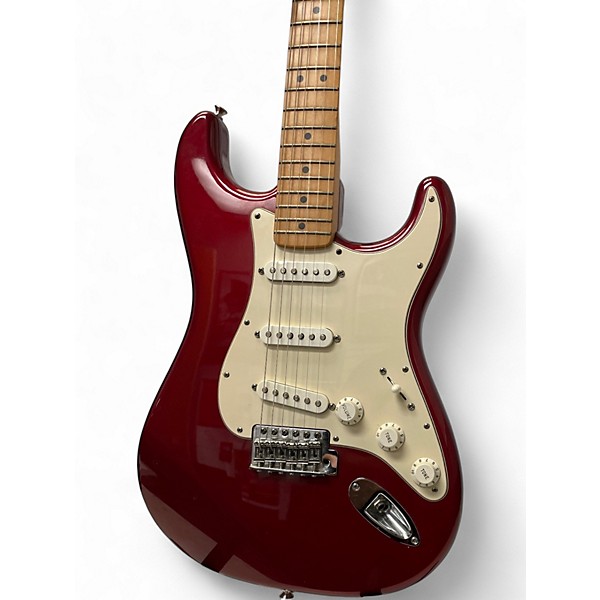 Used Fender Standard Stratocaster Red Solid Body Electric Guitar