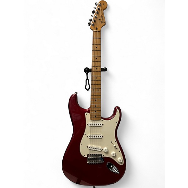 Used Fender Standard Stratocaster Red Solid Body Electric Guitar