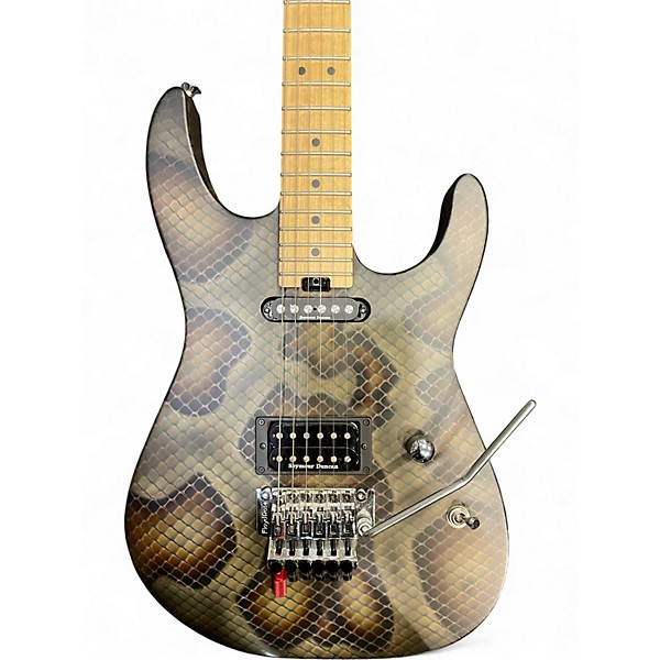 Used Charvel Warren DeMartini Signature Pro Mod Snake Snakeskin Solid Body Electric Guitar