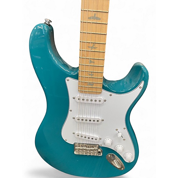 Used PRS SE Silver Sky TEAL Solid Body Electric Guitar