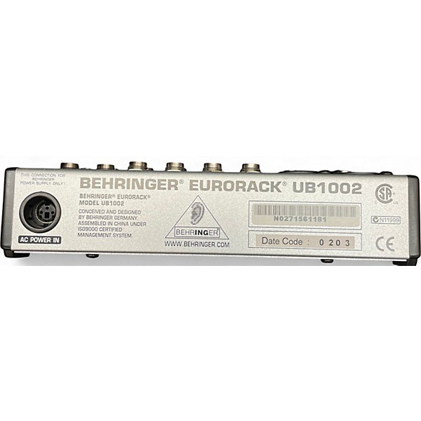 Used Behringer UB1002 Unpowered Mixer