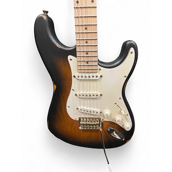 Used Slick sl57 Vintage Sunburst Solid Body Electric Guitar