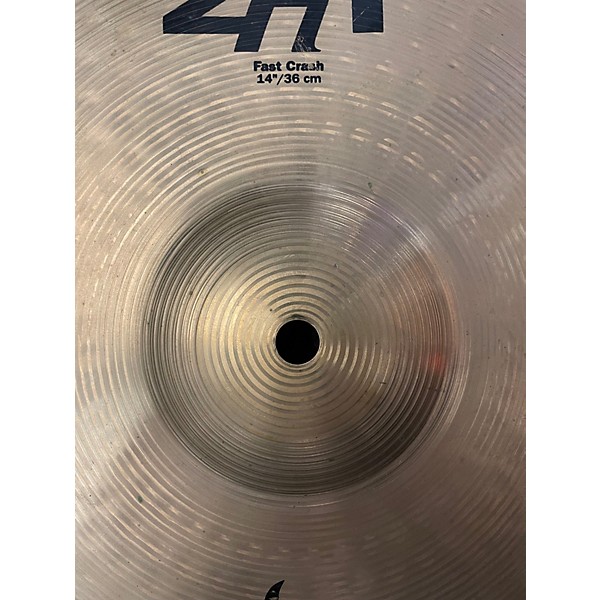 Used Zildjian 14in ZHT Fast Crash Cymbal