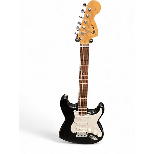 Used Squier Affinity Stratocaster Black Solid Body Electric