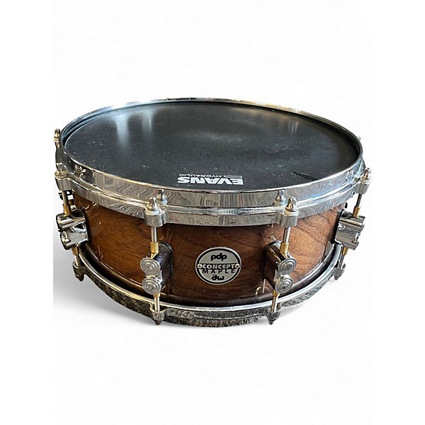 Used PDP by DW 5 Piece CONCEPT MAPLE Walnut Drum Kit