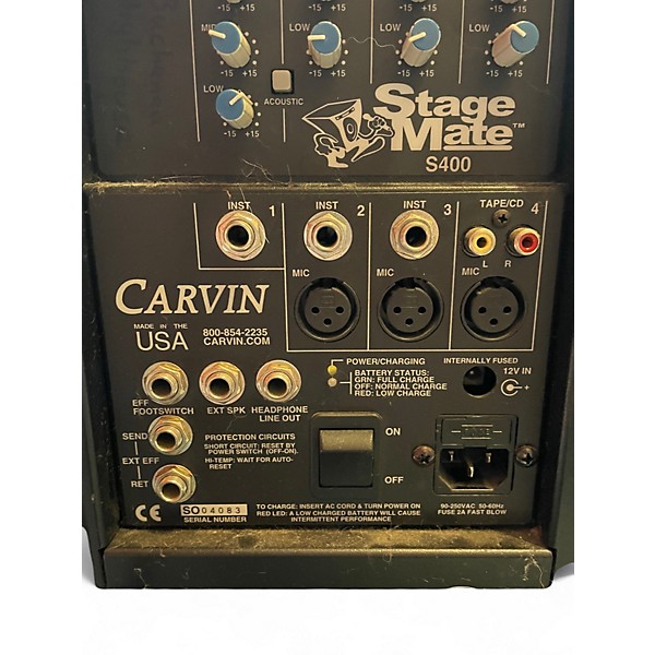 Used Carvin Stage Mate S400 Powered Speaker
