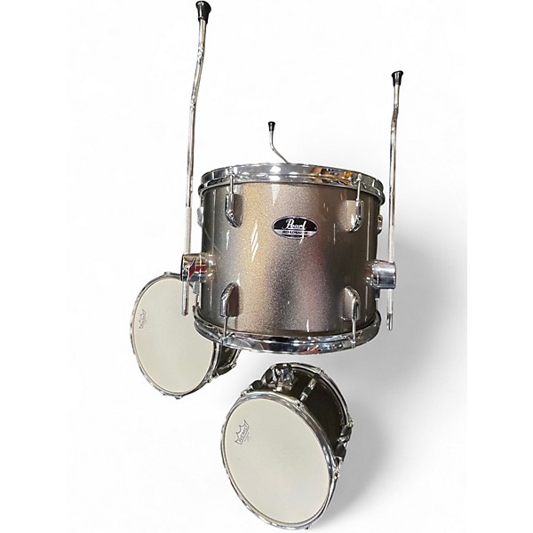 Used Pearl 4 Piece ROADSHOW BRONZR METALLIC Drum Kit