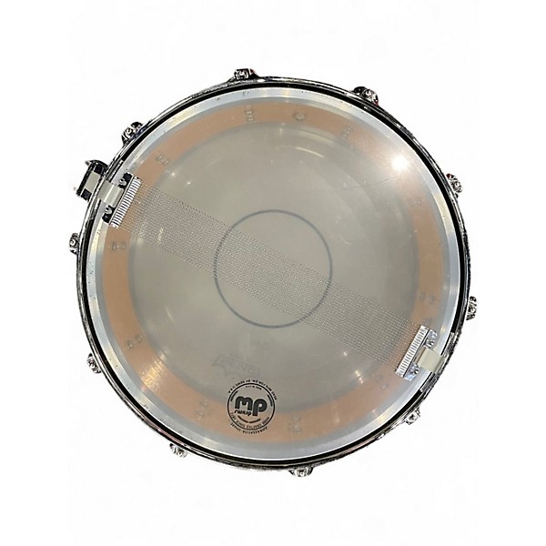 Used DW 5.5X14 Collector's Series Exotic Maple Mahogany Top Edge Snare Charcoal Drum