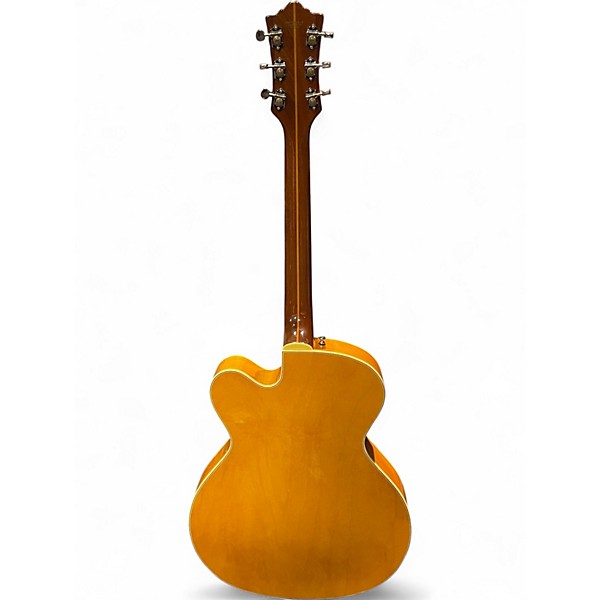 Used Guild X175B MANHATTAN Blonde Hollow Body Electric Guitar