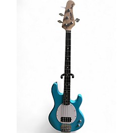Used 2025 Sterling by Music Man INTRO SERIES STINGRAY ELECTRIC BLUE Electric Bass Guitar