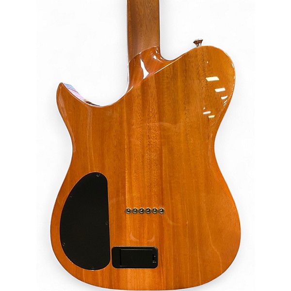 Used Kiesel AE185 TEAL BURST Hollow Body Electric Guitar